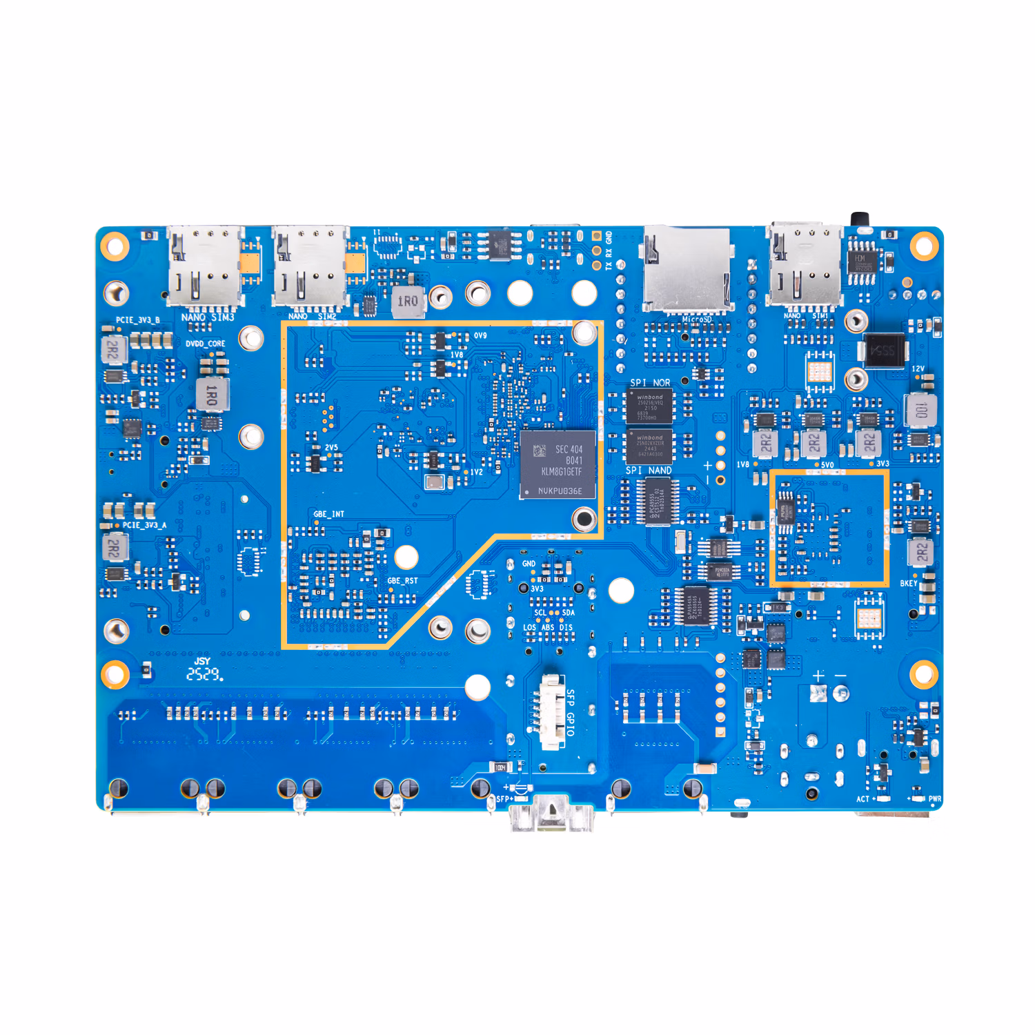 Banana Pi BPI-R4 Lite 基板下面