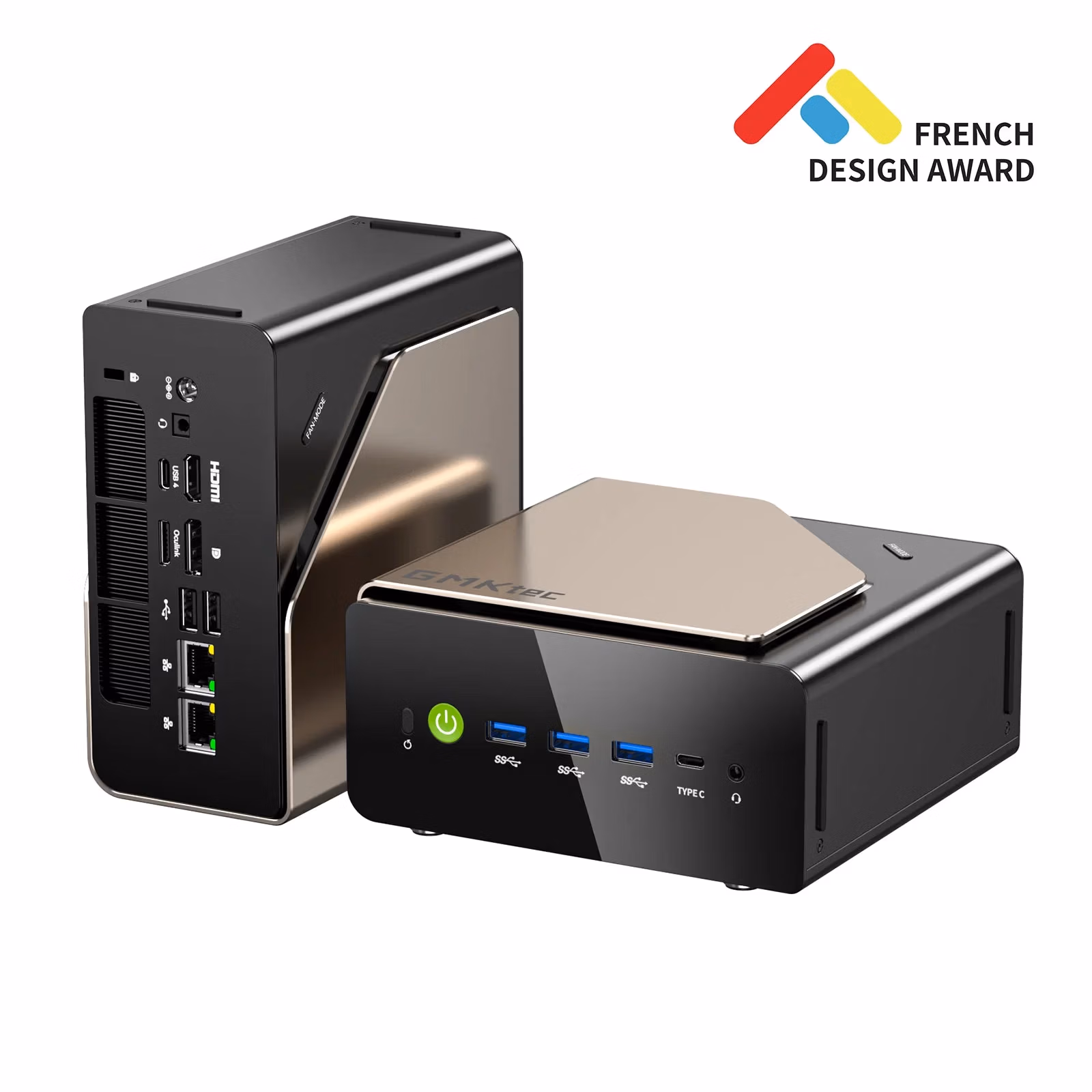 GMKtec EVO-T1 前面I/O