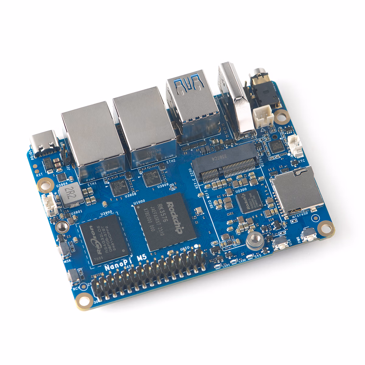 NanoPi M5 ポート面