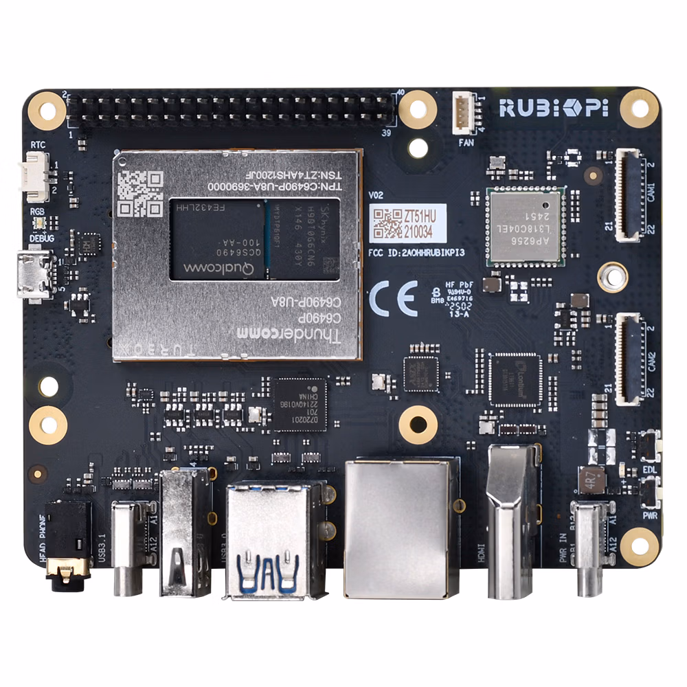 UFS 128GB内蔵のThundercomm RUBIK Pi 3を仕様からチェック