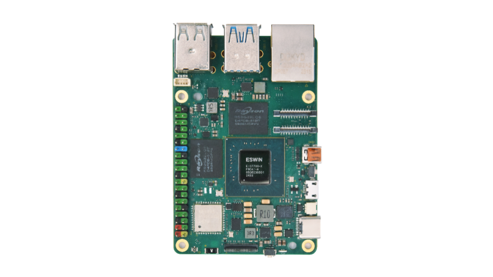 ESWIN EBC77 Series：20 TOPS NPU搭載のRISC-V SBC、Ubuntu 24.04対応