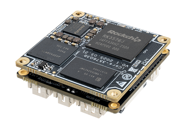 38mm角のMini AI SBC「Firefly CAM-3576Q38」