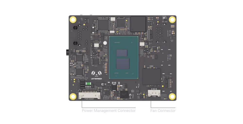 LattePanda IOTA 背面（CPU面）