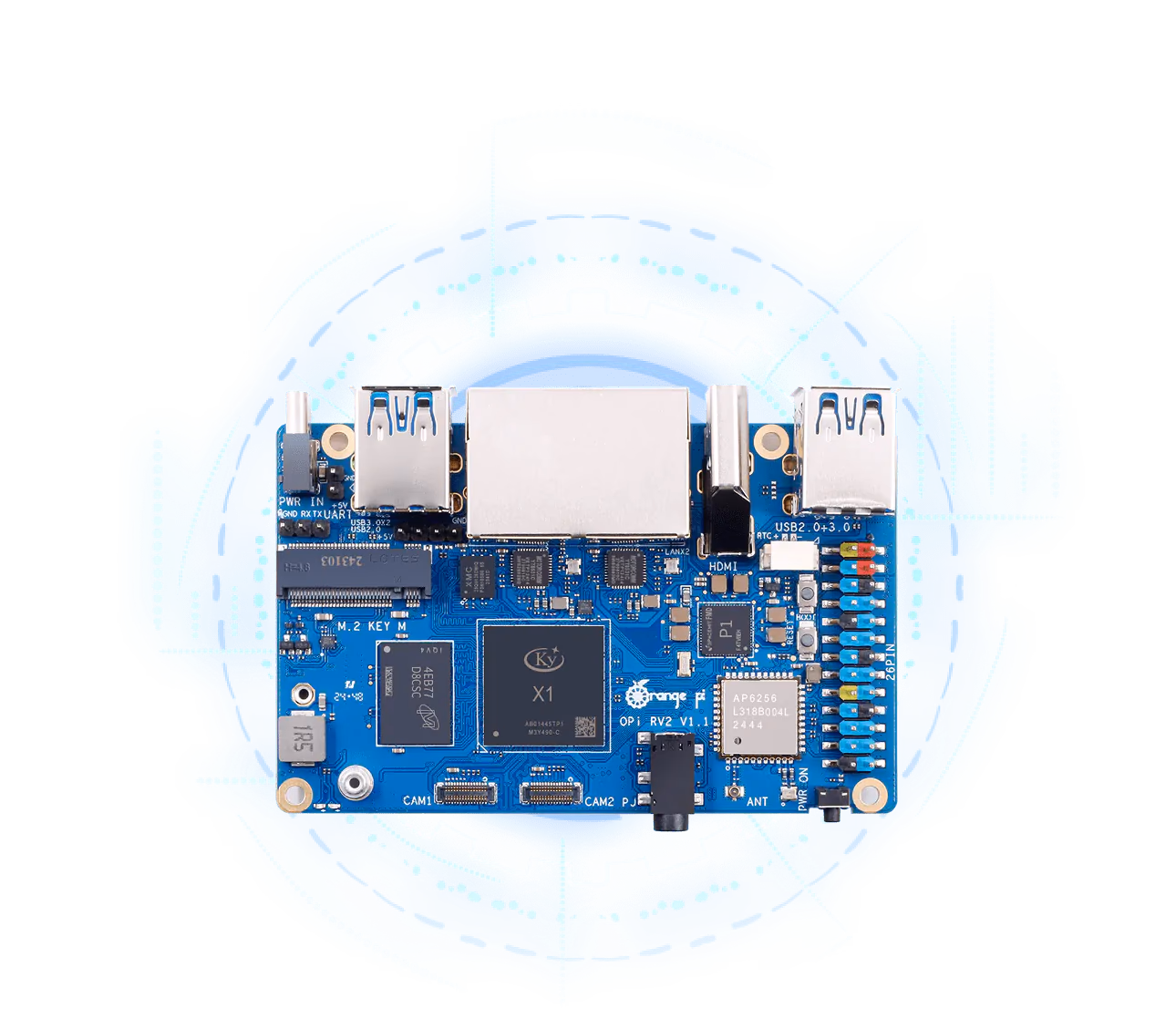 Orange Pi RV2: RISC-V SBC with Dual M.2 Slots