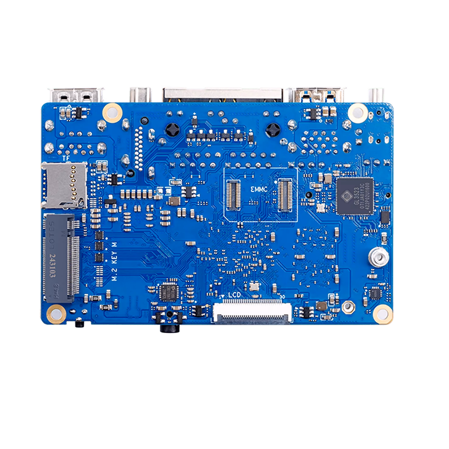 Orange Pi RV2 基板下面