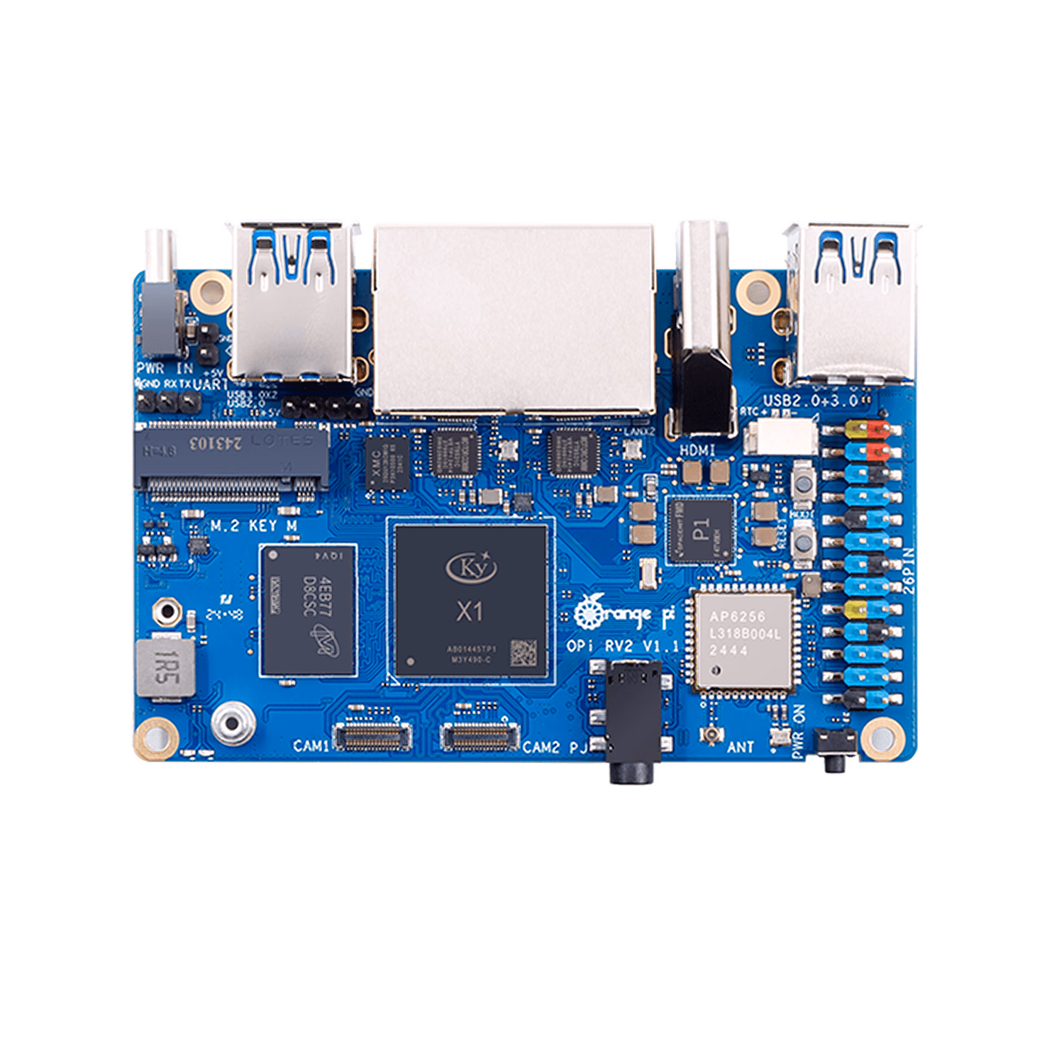 Orange Pi RV2 基板上面