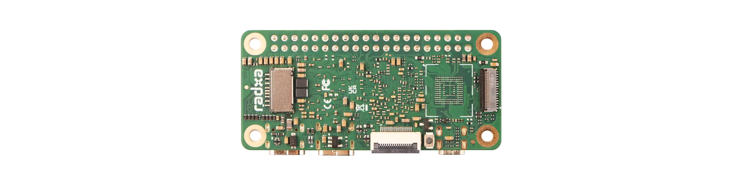 Radxa Cubie A7Z 基板下面（BOTTOM）